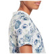 Reebok Γυναικεία κοντομάνικη μπλούζα RI Floral Crop Tee